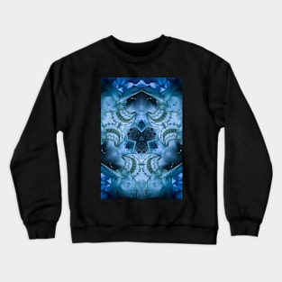 Blue pattern Crewneck Sweatshirt